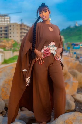 Asymmetrical Safari Boubou