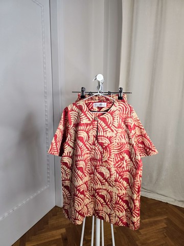 Ensemble Musa en tissu nigerian Adire [10, 12 ans]