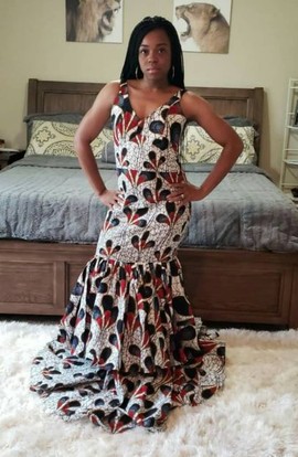 Osie African Print Maxi Dress With Slits