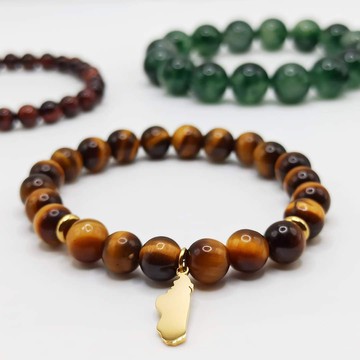 Tiger eye bracelet/ natural stone/ Madagascar