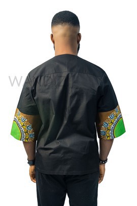 Green Dashiki Tunic, Dashiki  Mens Tunic, Mens Shirt, Mens Top