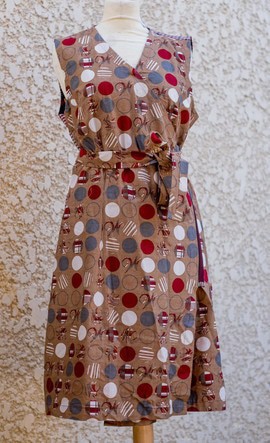 SHEET LEATHER DRESS (cut suit) MORGANA
