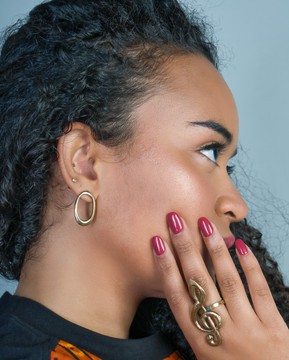 Bague bronze « Musique »