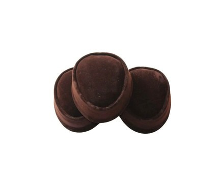 Brown V-Shape Igbo Velvet Cap, Traditional African Wedding Hat
