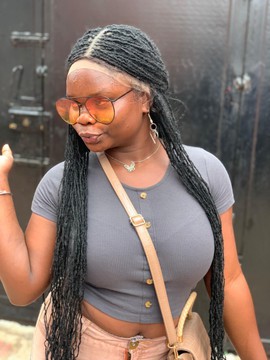Full lace micro locs, Sisterlocs ,Skinny locs Wig For Black Women