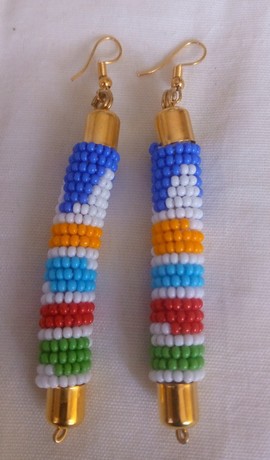Boucles d'oreilles africaines faites à la main/bijoux pour femmes/boucles d'oreilles en perles