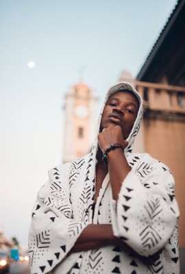 Top Off Hooded Bogolan Cloak (Pre-Order)
