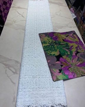 Lace fabric for women, women lace fabric (5 yards )