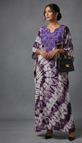 Robe Longue "Escale Koko" - Koko Dunda &amp; Broderies Artisanales