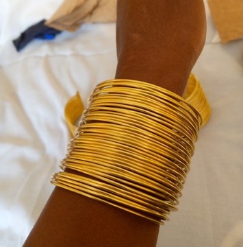 Bracelet africain/ jonc en laiton/ jonc africain