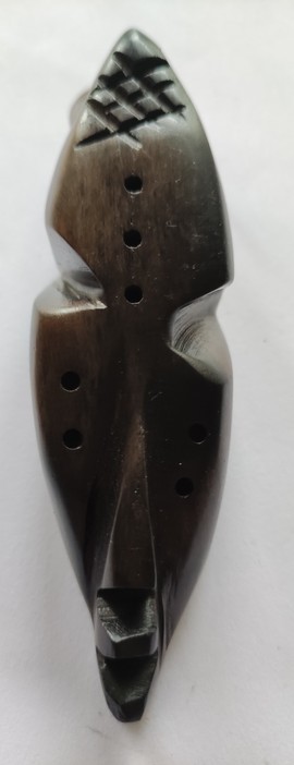 Décapsuleur en bois ébène masque africain - ouvre bouteille