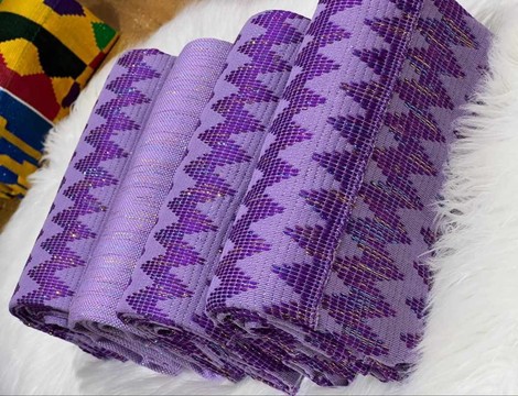 African kente/ Ashanti Bonwire Kente -Hand woven