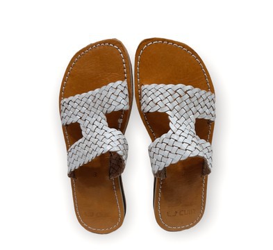Sandale en cuir véritable haute qualité fait main mode femme