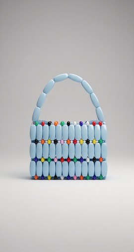 Le mini-sac africain fait main Candy Confetti