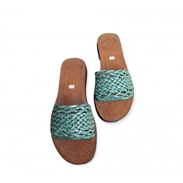 Sandale en cuir véritable haute qualité fait main mode femme