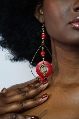 Magnifiques boucles d'oreilles «Jeema»