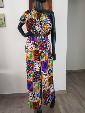 2 Piece Crop Top Pants Set