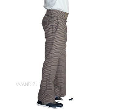 Polyester Pants, Side Stripes Denim Pants, Mens wear, Mens Clothing