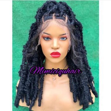 Distressed Butterfly Locs Wig