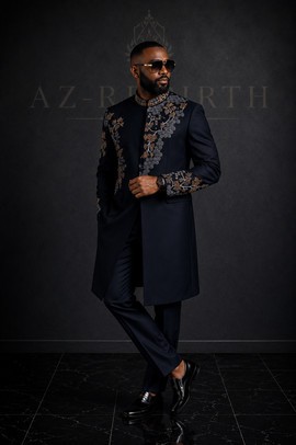 Costume safari brodé pour homme