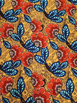 6 YARDS WAX ANKARA FABRIC PATTERN:
