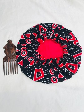Reversible night cap Bogolan "zôgôda zoué"