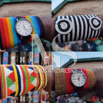 African beaded bracelet , wrist watch beaded bracelets , Beaded bracelets