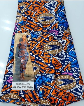 6 yards Soie satin silk fabric Motif: hirondelles