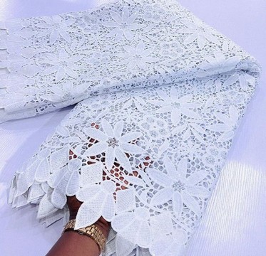 Cord Lace fabric 5 yards
