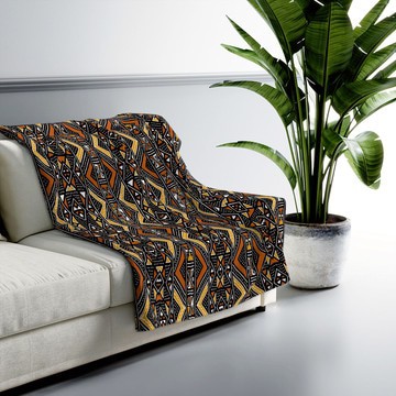 Cultural Unique Bath Mat White and Black Bathroom Rug (LARGER SIZES AVAILABLE)