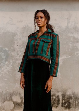 Fugu Crop Jacket - Soothe (Pre-Order)