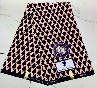 Tissu pagne Ndop Cameroun en coton léger 2 yards