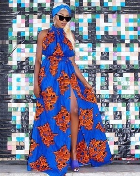 ADENSECRET UMAH AFRICAN PRINT DRESS