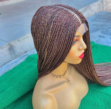 Perruque tresse de fermeture 2*6