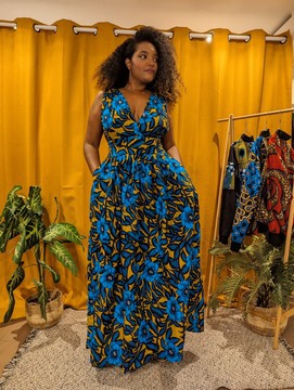 LONG WAX DRESS Innaya