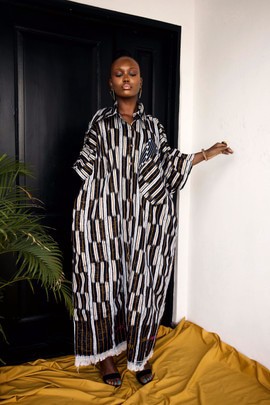Domino Effect Baule Shirt Dress
