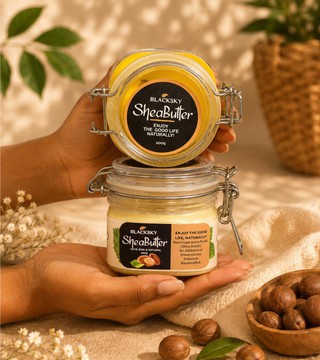 Blacksky Shea Butter: The Signature Twin Pack Gold &amp; Ivory (2 x 200g)