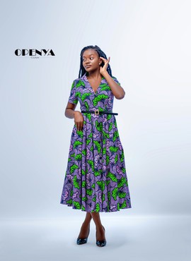 Robe midi Fleur de mariage