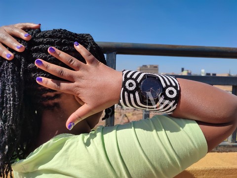 African beaded bracelet , wrist watch beaded bracelets , Beaded bracelets