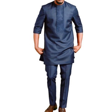 Men african suit kaftan African outfit, two piece men's suit jacket