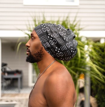 Silicone swimming cap size l "le bogonoir" suitable for dreadlocks and braids