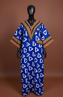 Stylish Blue Printed Kaftan