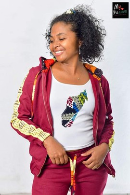 T-shirt femme/ Body femme/ haut " BEMIRAY" Madagascar