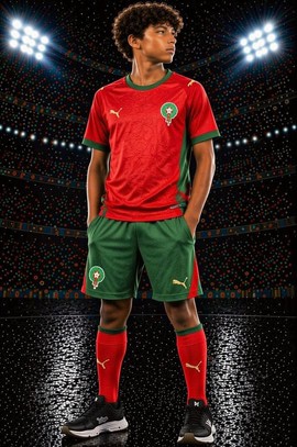 Ensemble maillot et short Football Maroc