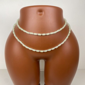 Perle de taille fluorescente , bayas , perle de hanche lumière , bine bine