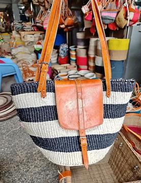 Sisal Handwoven tote bag