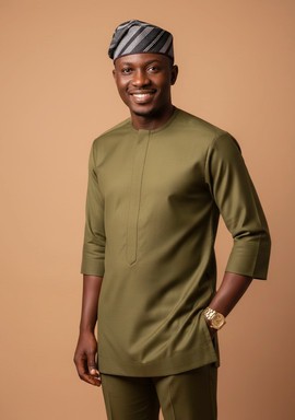 African Wedding Suit | Senator Suit | Dashiki Shirt | Men’s Kaftan