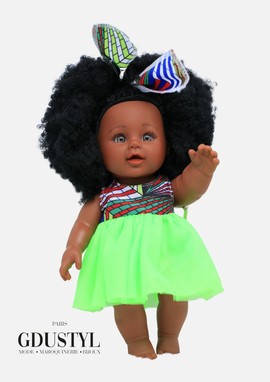 "Linguère Kayla" black doll