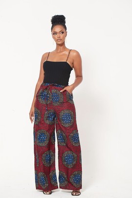 African Print Berangere Pants