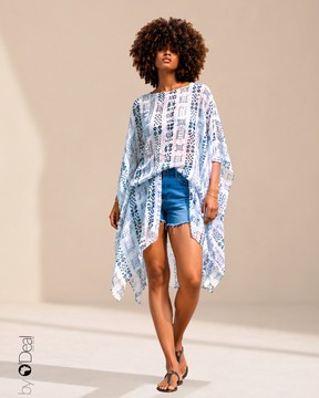 Asymmetric Chiffon Tunic